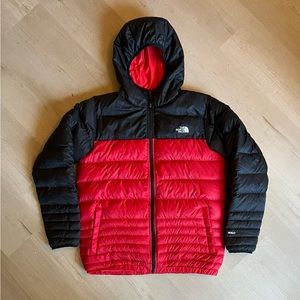 The North Face Boys Mount Chimborazo Reversible 550 Down Puffer Coat XL 18-20